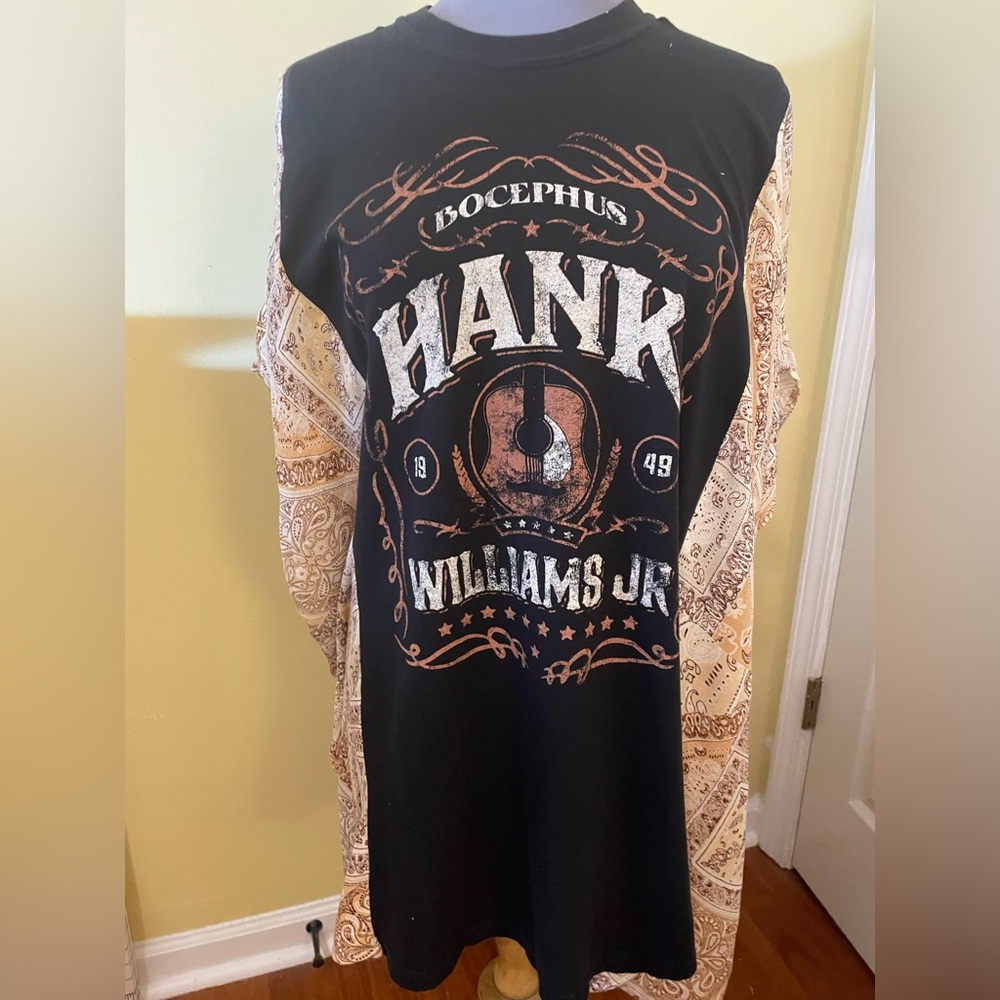 Hank Williams Jr Premium Custom Band Tee